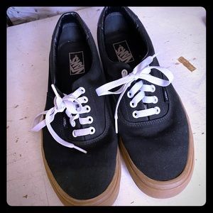 Vans black canvas Mens 10.5 / Womens 12